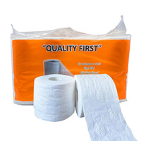 Impression personnalisée pas cher t roll bio toliet papier grossiste 300 feuille 2/3/4 couche doux papier toilette tissue48 rouleau papiers toilette
