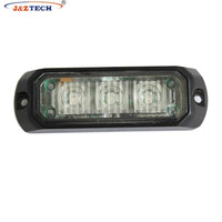 JINZHENG 12V 9W Feu de signalisation stroboscopique LED ambre pour calandre, modèle F3, pour camions, VUS, VTT, voitures - Rétrofit/Amélioration