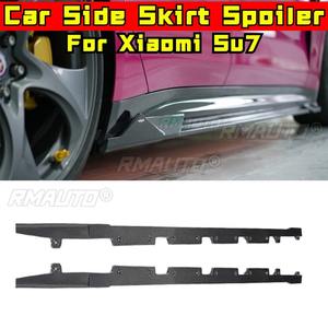 Extensión de alerón lateral de fibra de carbono real para Xiaomi Su7, protector de faldón lateral, difusor, accesorios para coche - Product Image 2