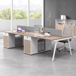 Chaise de bureau en bois de style nordique, couleur bois naturel, pour 4 ou 6 personnes, combinaison <span class=keywords><strong>libre</strong></span>, pour bureau commercial moderne - Product Image 2