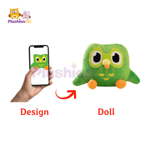 OEM ODM Custom Made kabarık peluş Anime yastık yumuşak hayvan maskot Plushie dolması hayvan peluş oyuncak