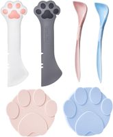 Portable chat bande mangeoire bols multifonctionnel liquable humide chat traiter distributeur coloré chat barre