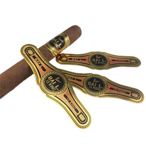 Custom Wholesale Ring <b>Sticker</b> Cigar Cigarcigar Label Bands - Product Image 1