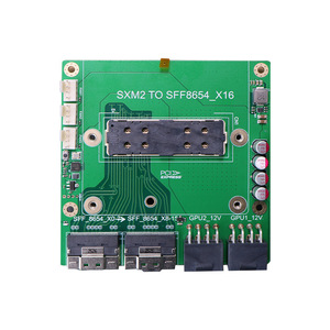 การ์ดอะแดปเตอร์ SQSXM2-V1 SXM2 SFF8654 X16 PCI Express GPU Expansion Board สำหรับ P100 V100 (ผลิตที่เซินเจิ้น) พร้อมใบอนุญาตสำหรับแบรนด์ส่วนตัว - Product Image 1