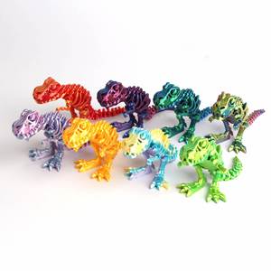 Squelette de dinosaure Tyrannosaurus Rex imprimé en 3D fait main, ornements déformables en forme de dragon, jouets artisanaux transfrontaliers en plastique, excellents - Product Image 4