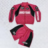 Survêtement DCY sur mesure, coupé et cousu, 100% nylon, vestes et pantalons, vestes actives, vestes à capuche, vestes de sport, logo personnalisé OEM