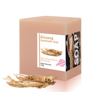 Jabón de sal marina orgánica Natural, jabón de arroz de cúrcuma hecho a mano para blanquear la piel, acné, Limpieza Profunda, cuidado facial - Product Image 4