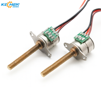 Moteur pas à pas linéaire à aimant permanent de 10 mm avec vis mère pour applications de micropompes médicales 3V/5V CC