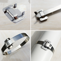 Vilun Industrielle Flexible Edelstahl-Kabelbinder SS 201 304 316 Umreifungsring-Bandtyp Lösbare Modelle China