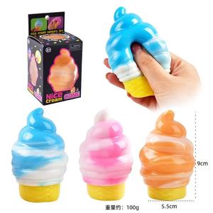 En gros, jouets anti-stress à presser sans marque, en forme de cornets de crème glacée, sucettes glacées, bonbons, jouets sensoriels et fidget, et squishies alimentaires en vrac - Product Image 3