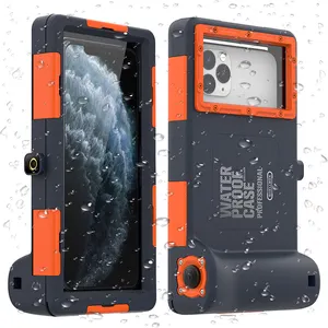 15 meters waterproof New diving phone case diving shell for phone waterproof swimming shell