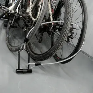 Sicurezza antifurto Road Mountain Cycle lucchetto a chiave per bicicletta lucchetto per bici a forma di U in acciaio legato sicuro