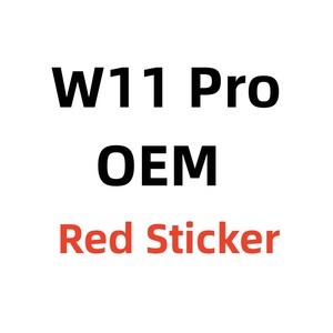 Giá tốt nhất nhãn màu đỏ cho W11 Pro Key Sticker sử dụng OEM Key 6 tháng bảo hành trực tuyến kích hoạt giấy phép miễn phí vận chuyển - Product Image 1