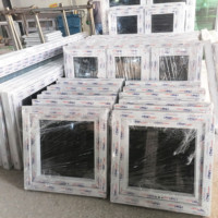 Fenêtre à battant en PVC/UPVC sur mesure, double vitrage teinté, système de verrouillage insonorisant et économe en énergie, certifiée Energy Star pour l'extérieur