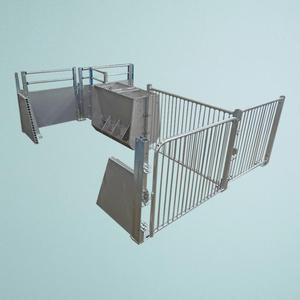Nuevo HENGYIN HY236, Equipo Profesional para Granjas Porcinas, Comedero de Acero Galvanizado, Jaula de Destete para Lechones, Alta Productividad - Product Image 3