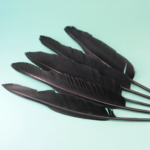 Nhuộm màu lông ngỗng 28-32cm lông xoăn tự nhiên để tự làm phụ kiện trang trí tiệc cưới hoặc thiết kế quần áo - Product Image 5