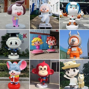 Esculturas de Fibra de Vidrio Personalizadas con Personajes Populares de Internet para Decoración de Exteriores, Parques, Zonas Escénicas y Tiendas - Product Image 4