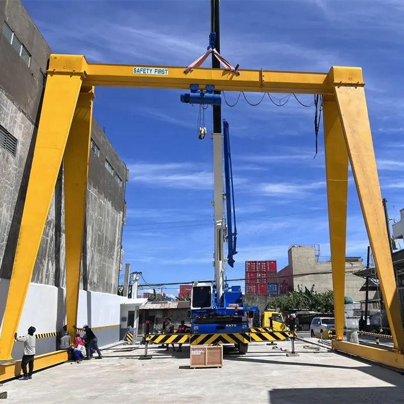 5t 10t 15t 20t 25t China Mobile Travelling Crane Gantry for Truck Loading and Unloading
