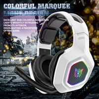 Casque de jeu professionnel Onikuma K10 blanc avec suppression du bruit ENC et micro, prix de gros USB