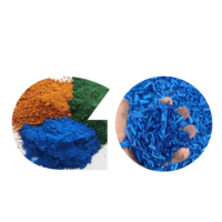Colorant de paillis bleu, oxyde de fer