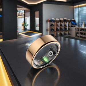 Jam pintar kesehatan, Android pelacak kebugaran detak jantung Monitor oksigen darah 5ATM tahan air baja Alarm jam pelacakan tidur IP68 - Product Image 3