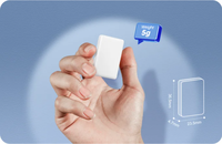 Balise de suivi d'actifs BLE 5.1 économique avec capteur de température et batterie remplaçable de petite taille