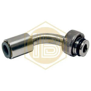 Adattatore curvo in metallo per tubo della birra con filettatura 3/8 x BSP - Product Image 3