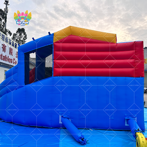 Maison gonflable gonflable Spider Man avec toboggan AirFunPro bâche en PVC écologique location de fêtes commerciales - Product Image 5