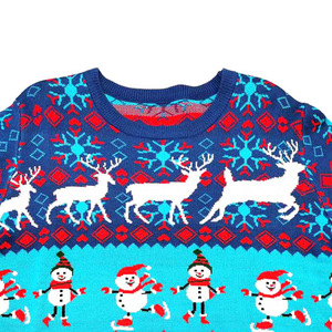 Pull de Noël personnalisé par le fabricant, motif personnalisé, pull à col rond de Noël, dessin animé unisexe, pull en tricot - Product Image 2