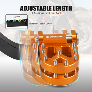 NICECNC Pédale de frein arrière réglable pour moto pour <span class=keywords><strong>KTM</strong></span> <span class=keywords><strong>790</strong></span> 890 <span class=keywords><strong>ADVENTURE</strong></span>/R/<span class=keywords><strong>S</strong></span>/rally 2021-2025 890 SMT 2023 2024 2025 - Product Image 4