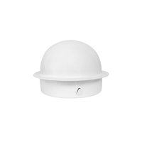 Grille d'aération murale extérieure en acier inoxydable 304 épaissi, blanc, coupe-vent, pour hotte de cuisine et extracteur de salle de bain