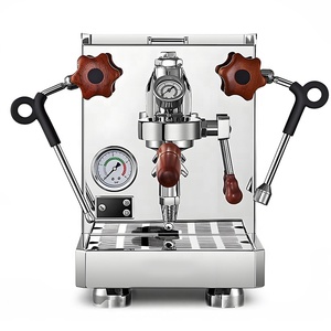 Machine à café expresso automatique professionnelle en acier inoxydable à température réglable, compatible capsules et café turc - Product Image 1
