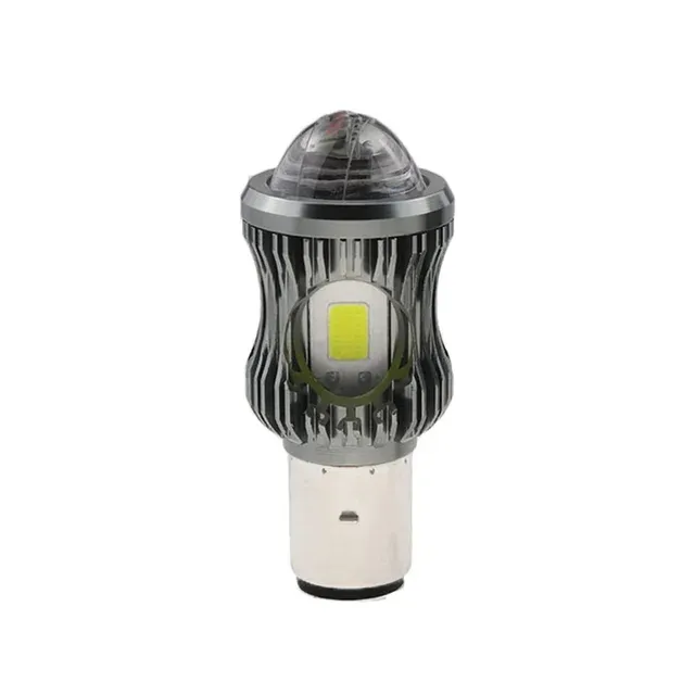 BA20D H6 H4 Moto Phare LED Ampoules LED Moto Phare Lampe Double Couleur Blanc