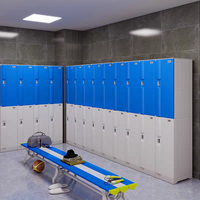 Casier de rangement en plastique pour piscines, casiers à bracelet pour les lieux publics, casiers étanches pour les usines alimentaires