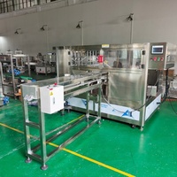 Équipement d'emballage industriel automatique pour l'application d'étiquettes adhésives sur bouteilles rondes et plates double face, machine d'étiquetage auto-adhésive