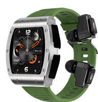 Reloj Inteligente 2 en 1 con Auriculares Personalizados OEM ODM, Logotipo Personalizado, Caja de Aleación, Pantalla IPS, Resistente al Agua IP65, Pedido al por Mayor, Promocional