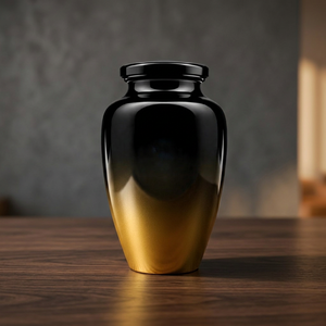 Urna Funeraria Moderna de Aluminio, 4-5L, Forma Rectangular Opaca, Hecha a Mano, Transparente, Ecológica, Diseño Clásico, Duradera - Product Image 4
