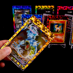 Porta Carte Collezionabili Magnetico Sportivo in Plastica Spessa 7mm con Bordo Olografico Colorato One Touch, Protezione UV 100%, 35pt - Product Image 3