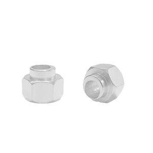 Tuerca Hexagonal Excéntrica con Ranura en V HINTONDA M5, 10 mm, Lados Opuestos de 8.5 mm de Espesor, Acero al Carbono Niquelado, Piezas para Impresora 3D - Product Image 1