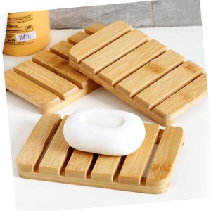 Fujian Zhenghe Zhengfeng <b>Bamboo</b> <b>Soap</b> Holder Rectangular Wood Self Drain <b>Soap</b> <b>Dish</b> For Home Hotel Bathroom Use - Product Image 1