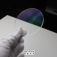 EXIA-Lentes fotocromáticas con cambio de color violeta HMC, X30, 1,61, 75mm, Curva 3