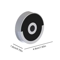 Lumière ronde portative avec lumière de sac à main de contrôle tactile de clip arrière avec le capteur automatique illuminent la mini lampe pour le sac