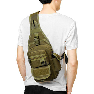 Sac bandoulière tactique pour homme en nylon Oxford personnalisé, étanche, pour sports de plein air, avec système de fixation, vente en gros - Product Image 5