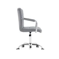 Chaise de bureau dorée pivotante en maille à dossier haut ergonomique moderne et confortable avec bras