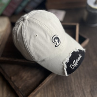 Set de 2 Gorras de Béisbol Bordadas con Efecto Desgastado, Estilo Vintage, para Hombre y Mujer, Ajustables, Estilo Hip Hop, Nuevas