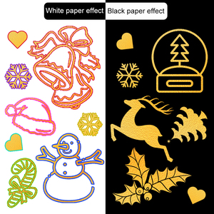 Rotulador Fluorescente de Doble Línea KHY, Colores Brillantes, Marcador de Contorno de Doble Línea de Ensueño, Fácil de Usar en <span class=keywords><strong>Cartulina</strong></span> Negra, Papel y Vidrio - Product Image 4