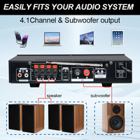 Zhengying PA-600A-S BT 4.1 penguat Audio daya Mini penjualan laris penguat Mini logam Hi-Fi profesional
