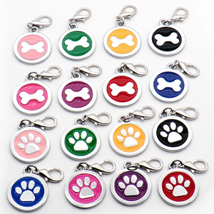 2026 Hot Sell Personalized Custom Soft Enamel Name Pet Dog ID Metal Tag With Engraving Logo Tags Cute
