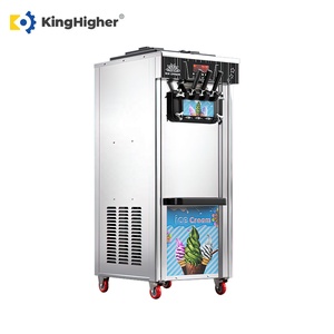 Máquina Comercial de Helado Suave con Pre-Enfriamiento, 3 Sabores, de Pie, Fabricante Profesional de Acero Inoxidable para Helados y Snacks - Product Image 2