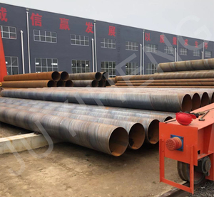 Tuyau en <span class=keywords><strong>acier</strong></span> au carbone Q235B soudé en spirale à prix direct usine compétitif pour colonnes structurelles et supports de construction générale - Product Image 5